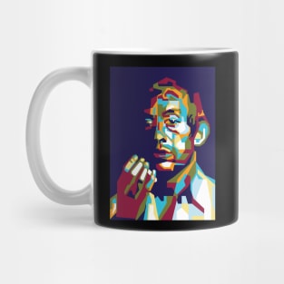 Abstract Popart Serge gainsbourg in WPAP Mug